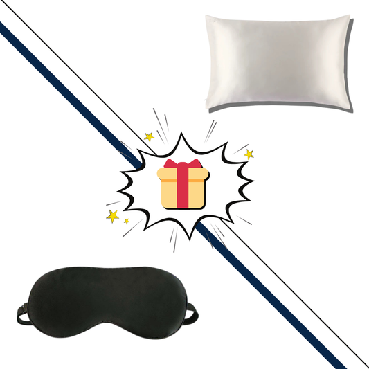 Sleeping Mask + Silk Pillow